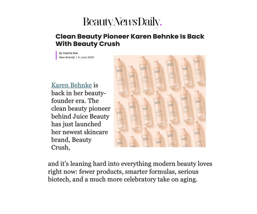 Clean Beauty Pioneer Karen Behnke is Back with Beauty Crush