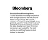 Bloomberg News Announces Disruption