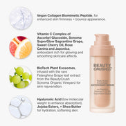 Brightening Smoothing Skincare Set: Triple Action ExoCellular Antioxidant Serum and Glow Moisturizer