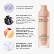 Brightening Smoothing Skincare Set: Triple Action ExoCellular Antioxidant Serum and Glow Moisturizer