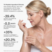SuperGlow Skincare Set: Tri-Peptide Firming Body Moisturizer + Antioxidant Rich Cleanser